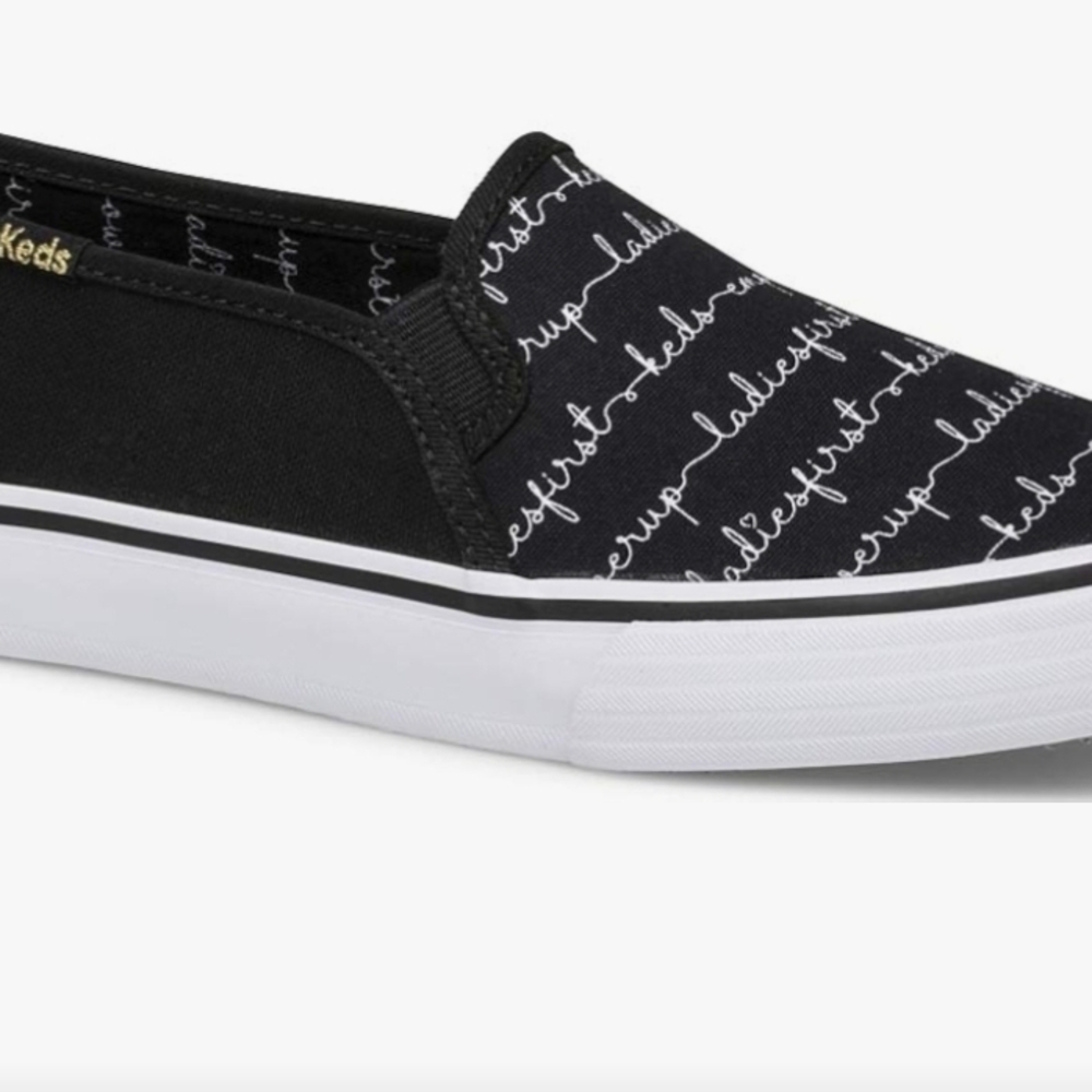 Keds Black Slip-On Sneakers